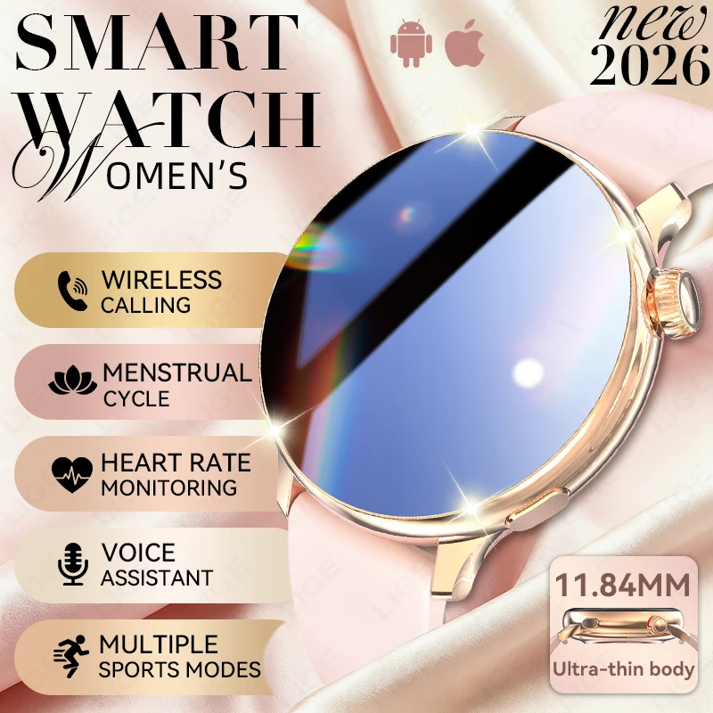 LIGE New Smart Watch For Women Gift 1.27 Inch Full Touch Screen Sports Fitness Watches Bluetooth Call Digital Smartwatch Ladies
LIGE New Smart Watch For Women Gift 1.27 Inch Full Touch Screen Sports Fitness Watches Bluetooth Call Digital Smartwatch Ladies