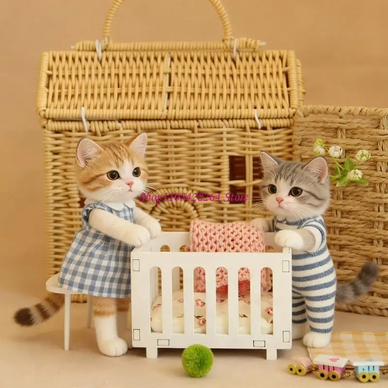 Tiny Wooden Doll Cradle With Soft Fabric Miniature Doll Crib Perfect For 1:12 Scale Miniature Houses And Kids Game
Tiny Wooden Doll Cradle With Soft Fabric Miniature Doll Crib Perfect For 1:12 Scale Miniature Houses And Kids Game