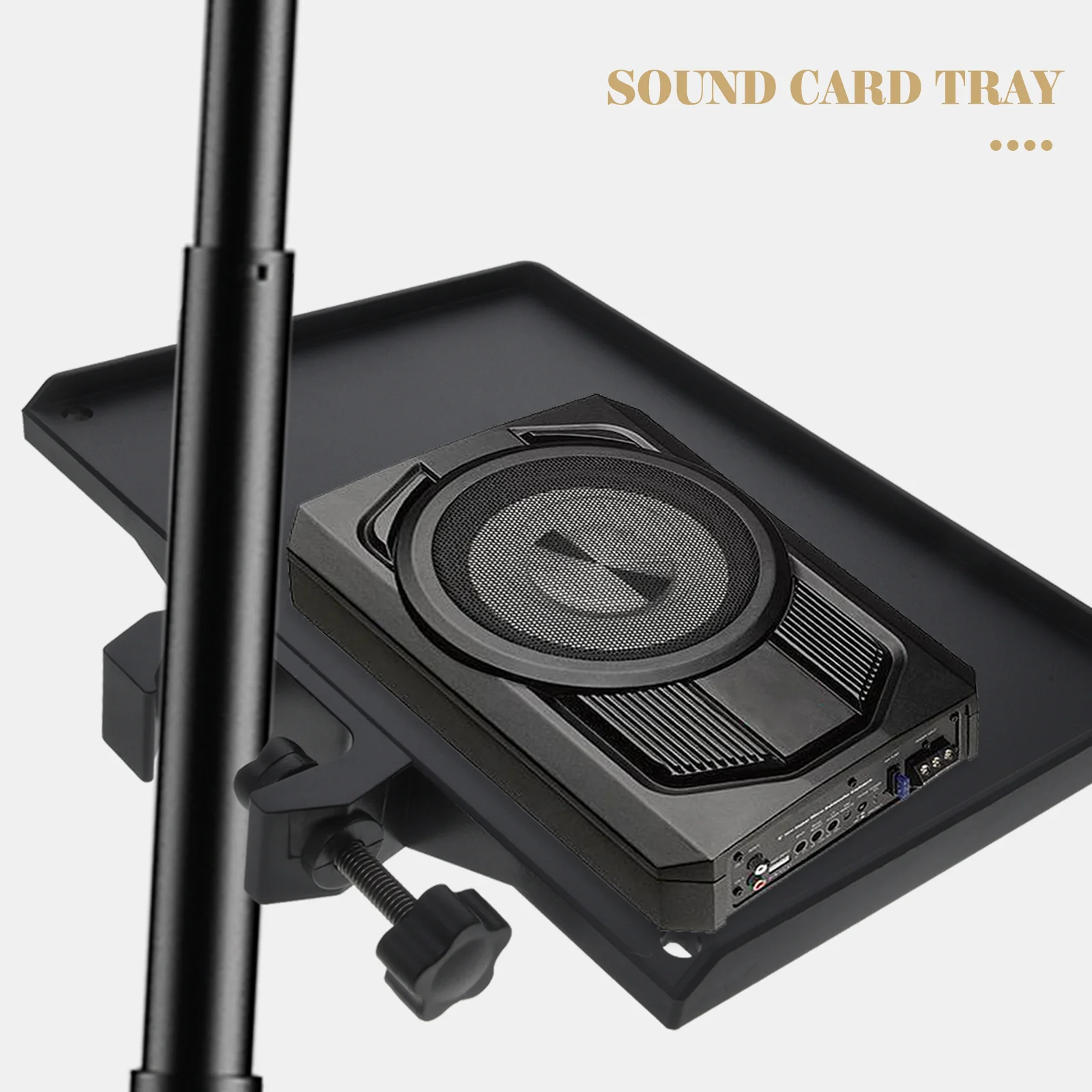 Microphone Stand Clamp-on Utility Shelf with Sponge Pad Non-Slip Raised Design for Phone Live Streaming Tripod Sound Card
Microphone Stand Clamp-on Utility Shelf with Sponge Pad Non-Slip Raised Design for Phone Live Streaming Tripod Sound Card