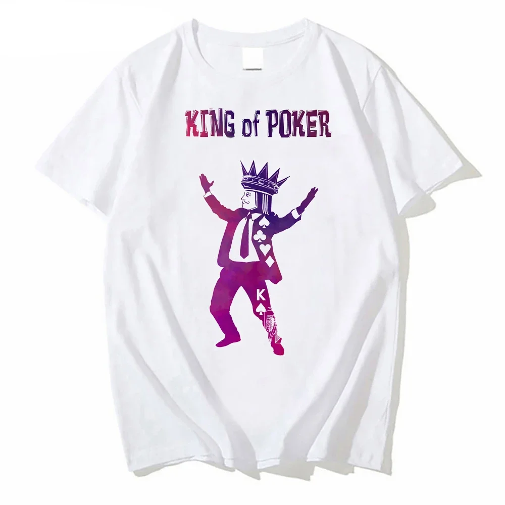 Fashion vintage King of Poker Men's Short Sleeve Summer Boy Casual Tees purple Classic T-Shirt Men Hip hop Streetwear
Fashion vintage King of Poker Men's Short Sleeve Summer Boy Casual Tees purple Classic T-Shirt Men Hip hop Streetwear