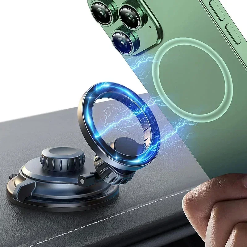 Powerful Suction Cup Dashboard Magnetic Phone Holder for Car Compatible with MagSafe Car Mount Windshield Magnetic Car Holder
Powerful Suction Cup Dashboard Magnetic Phone Holder for Car Compatible with MagSafe Car Mount Windshield Magnetic Car Holder