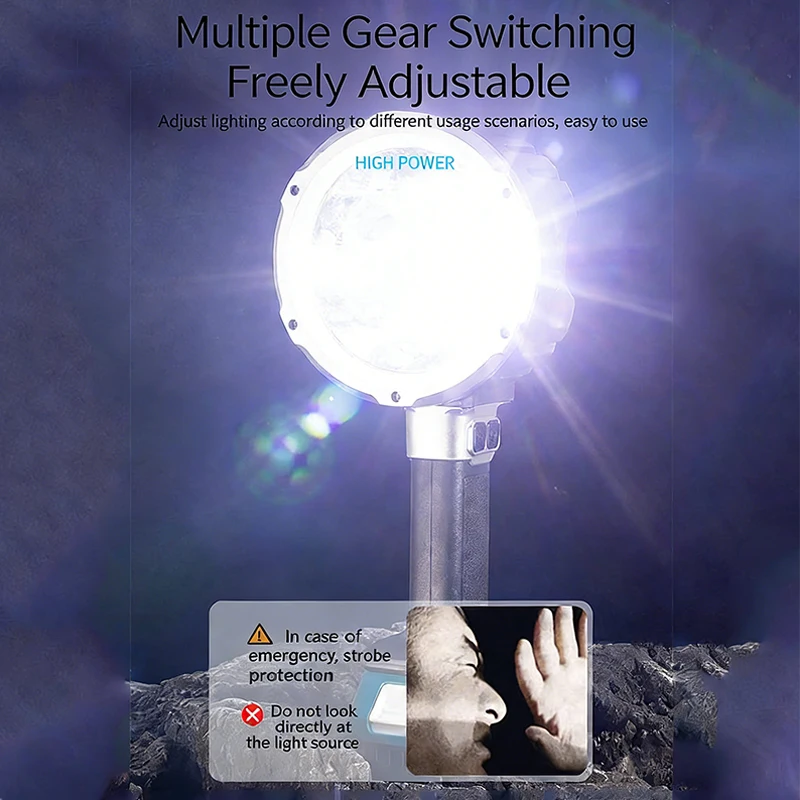 9 Modes Waterproof Flashlight For Makita 18V Battery Work Light Rechargeable Spotlight Handheld for Camping Hiking Emergency
9 Modes Waterproof Flashlight For Makita 18V Battery Work Light Rechargeable Spotlight Handheld for Camping Hiking Emergency