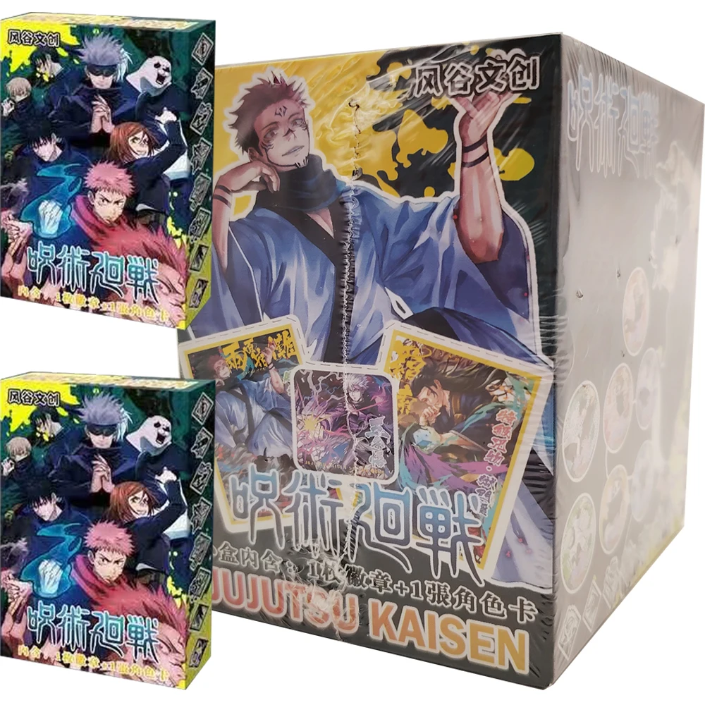 High Score Japanese Anime Jujutsu Kaisen Collection Cards Cartoon Personalized Customization Characters Badge Kids Holiday Gifts
High Score Japanese Anime Jujutsu Kaisen Collection Cards Cartoon Personalized Customization Characters Badge Kids Holiday Gifts