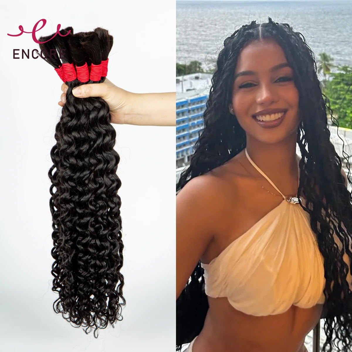Natural 100% Human Hair Bulk 28Inch Curly Hair Bulk for Boho Braideds Extensions Water Wave 1 2 3 Bundles Hair Bulk for Braiding
Natural 100% Human Hair Bulk 28Inch Curly Hair Bulk for Boho Braideds Extensions Water Wave 1 2 3 Bundles Hair Bulk for Braiding