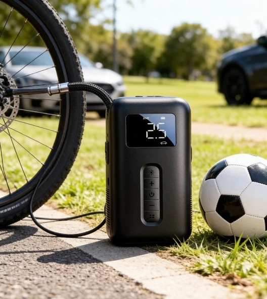 150PSI Cordless Portable Tire Inflator, High Speed Electric Air Pump for Car/Motorcycle/Bicycle Tires & Sports Balls
150PSI Cordless Portable Tire Inflator, High Speed Electric Air Pump for Car/Motorcycle/Bicycle Tires & Sports Balls