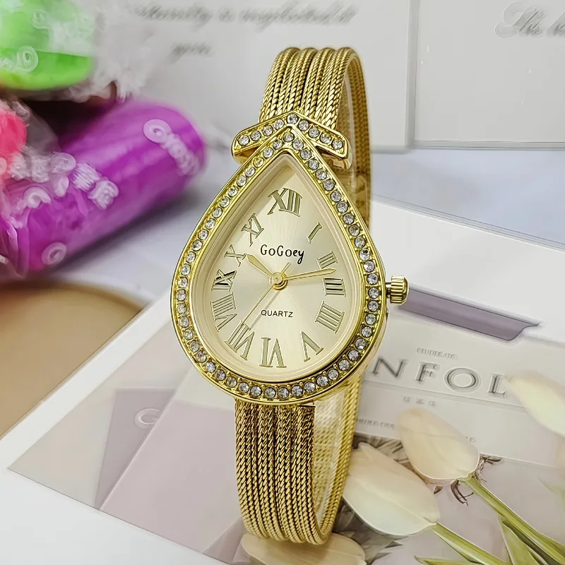 Fashion New Women Watch Luxury Ladies' Quartz Wristwatch with Rhinestones Creative Gift Women's Wristwatch Relojes Para Mujer
Fashion New Women Watch Luxury Ladies' Quartz Wristwatch with Rhinestones Creative Gift Women's Wristwatch Relojes Para Mujer