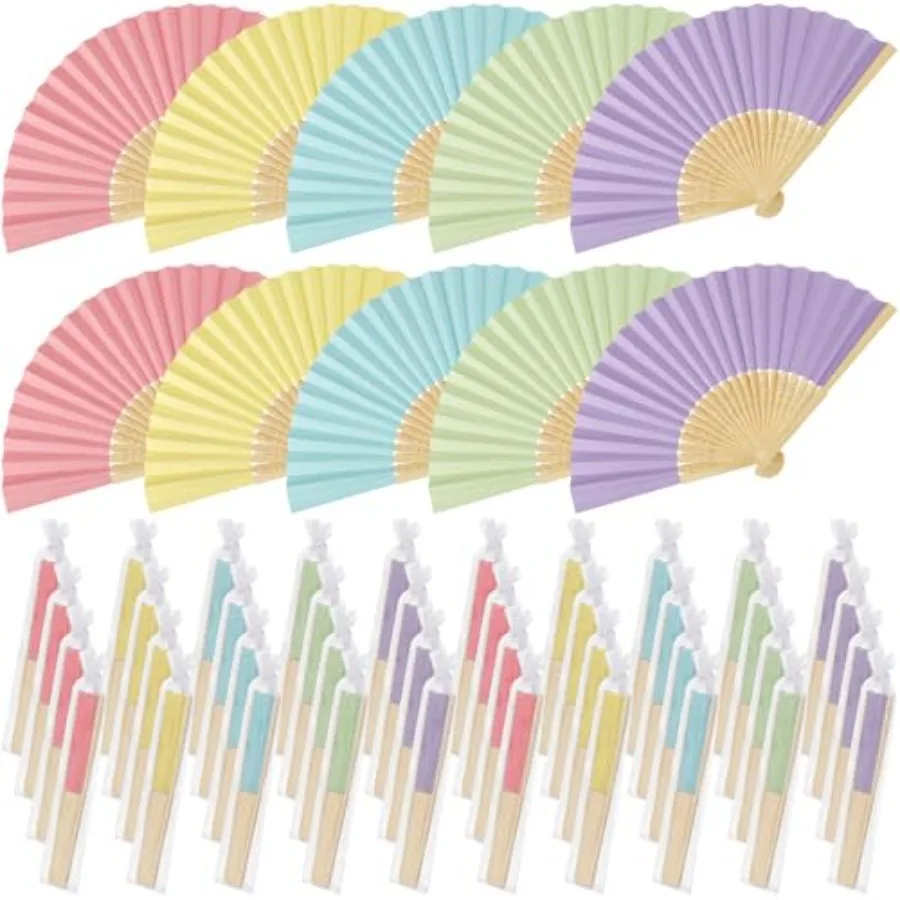 50 Pcs Wedding Folding Paper Fans for Guests Bamboo Folded Hand Fan with Gift Bags Vintage Paper Handheld Fans for Church Weddi
50 Pcs Wedding Folding Paper Fans for Guests Bamboo Folded Hand Fan with Gift Bags Vintage Paper Handheld Fans for Church Weddi