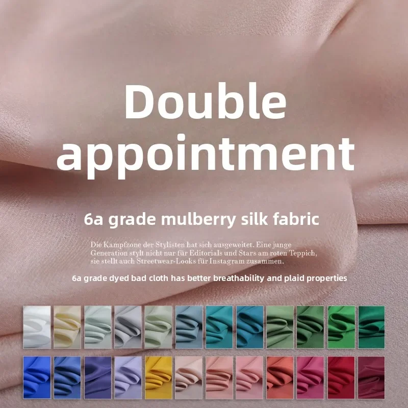 14mm Solid Color Mulberry Silk Crepe De Chine Fabric for DIY Sewing Dress Shirt Pants Clothing Fashion Cloth Per Meter
14mm Solid Color Mulberry Silk Crepe De Chine Fabric for DIY Sewing Dress Shirt Pants Clothing Fashion Cloth Per Meter