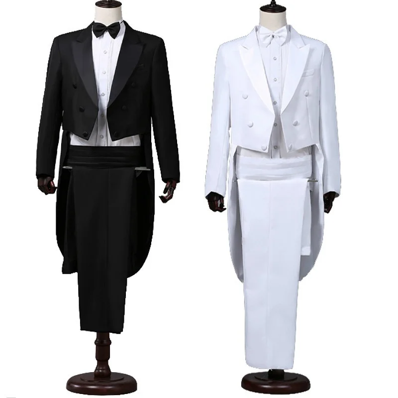 Mens Classic Tailcoat (Jacket+Pants) Sets Men's Tuxedo Suits Homme Stage Party Wedding Costume White Black Red Men Clothing Male
Mens Classic Tailcoat (Jacket+Pants) Sets Men's Tuxedo Suits Homme Stage Party Wedding Costume White Black Red Men Clothing Male