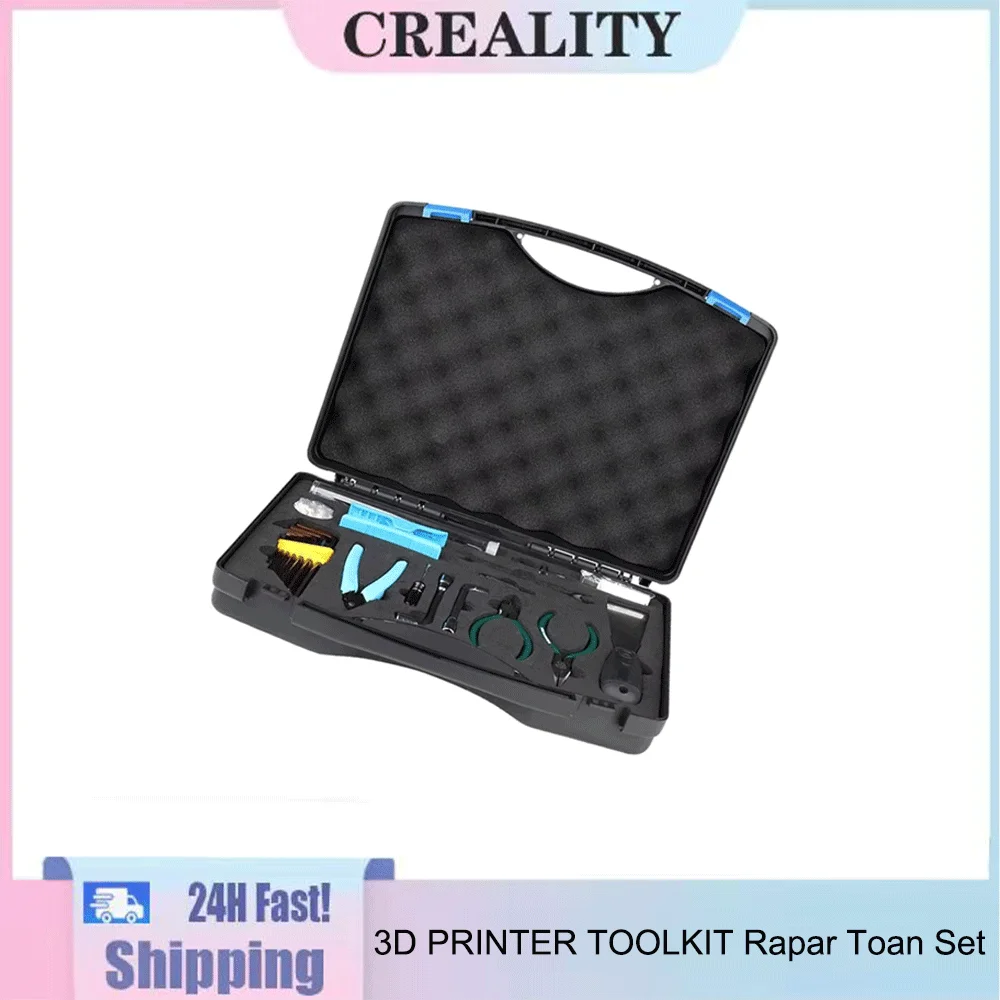 3D Printer Tool Kit Maintenance Repair Tools Set for 3D Printer Cleaning Installation Accessories
3D Printer Tool Kit Maintenance Repair Tools Set for 3D Printer Cleaning Installation Accessories