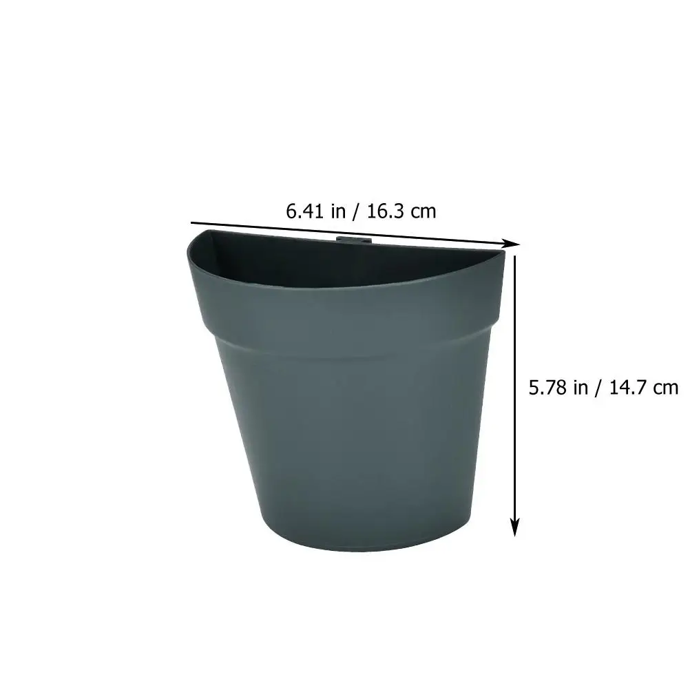 2PCS Wall mounted Flower Pots Durable Plastic Planters for Indoor Balcony Hanging Planter Vases Hydroponic Gardening
2PCS Wall mounted Flower Pots Durable Plastic Planters for Indoor Balcony Hanging Planter Vases Hydroponic Gardening