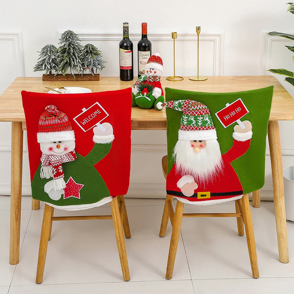 Snowman Chair Cover Christmas Covers for Dining Chairs Decorations Indoor Decorative Items 
Snowman Chair Cover Christmas Covers for Dining Chairs Decorations Indoor Decorative Items