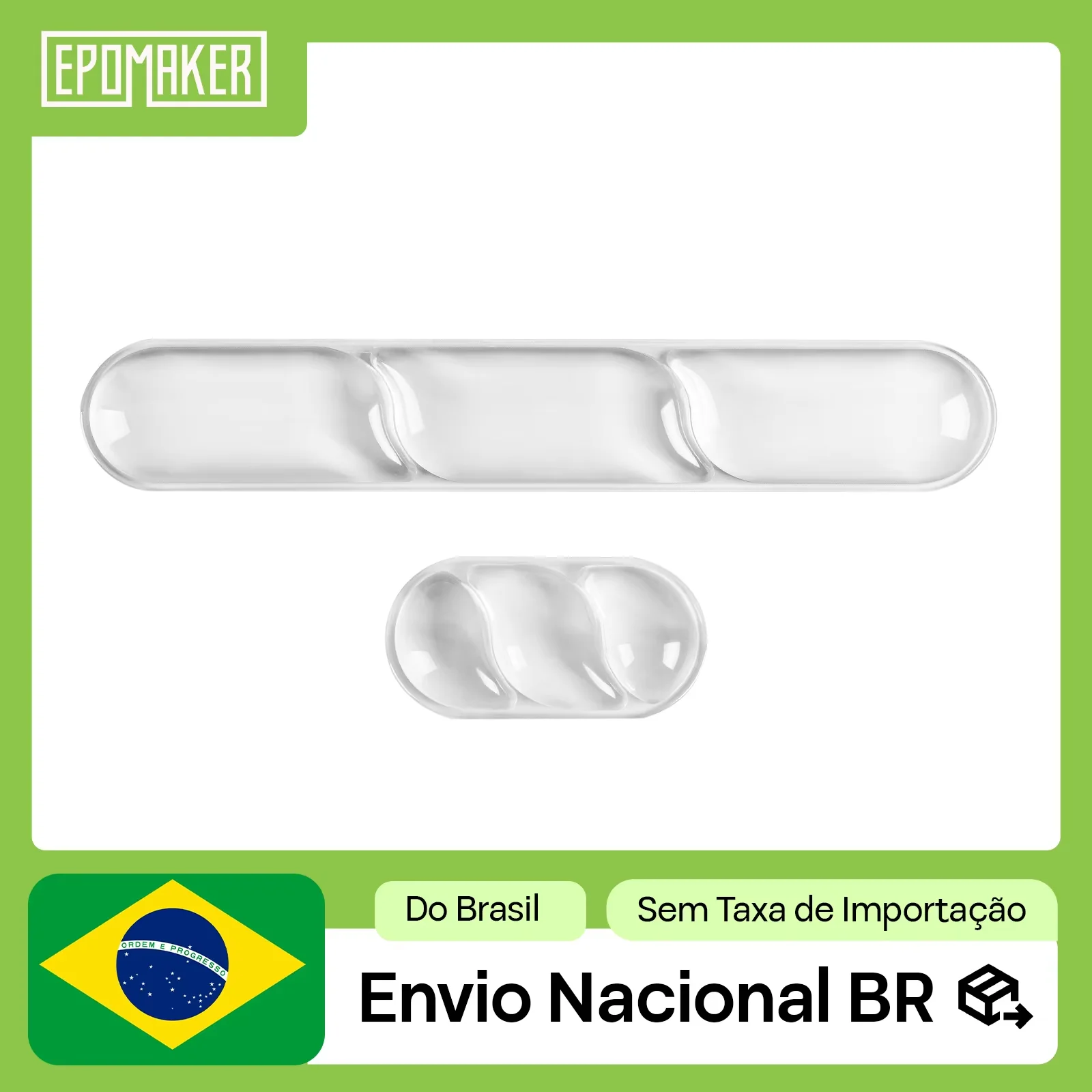 2 Pieces EPOMAKER CloudGel Wrist Rest(Without Logo) Silicone+PVC Wrist Rest with Anti-Slip Rubber Bottom for Keyboard & Mouse
2 Pieces EPOMAKER CloudGel Wrist Rest(Without Logo) Silicone+PVC Wrist Rest with Anti-Slip Rubber Bottom for Keyboard & Mouse