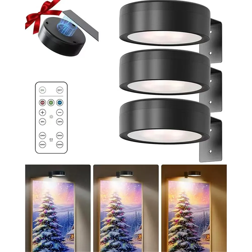 Battery powered 3/13 Colors RGB Wall Mounted Wireless Picture Lamp with Remote Control Dimmable Magnetic Night Lamps
Battery powered 3/13 Colors RGB Wall Mounted Wireless Picture Lamp with Remote Control Dimmable Magnetic Night Lamps