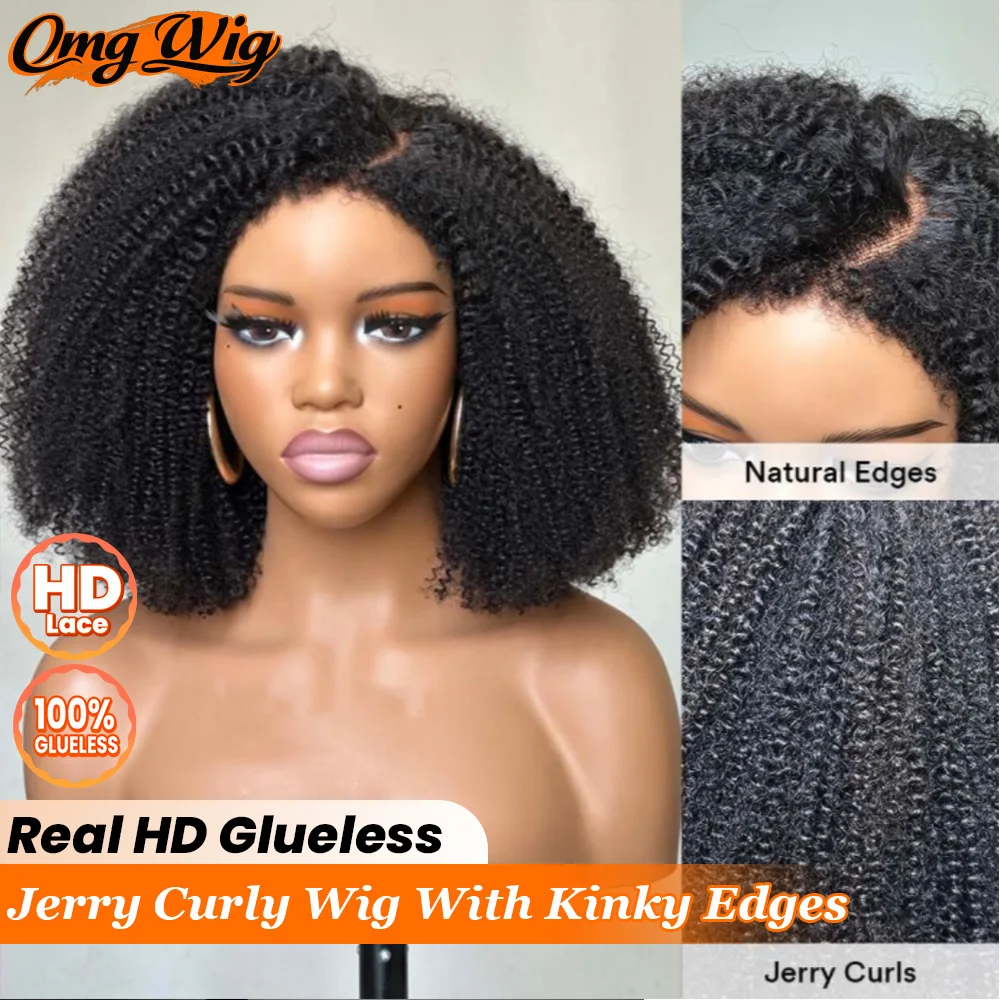 4x4/5x5 Real HD Glueless Jerry Curly Human Hair Wig With 4C Kinky Edges 7X5 Wear & Go Lace Curly Wig For Black Women
4x4/5x5 Real HD Glueless Jerry Curly Human Hair Wig With 4C Kinky Edges 7X5 Wear & Go Lace Curly Wig For Black Women