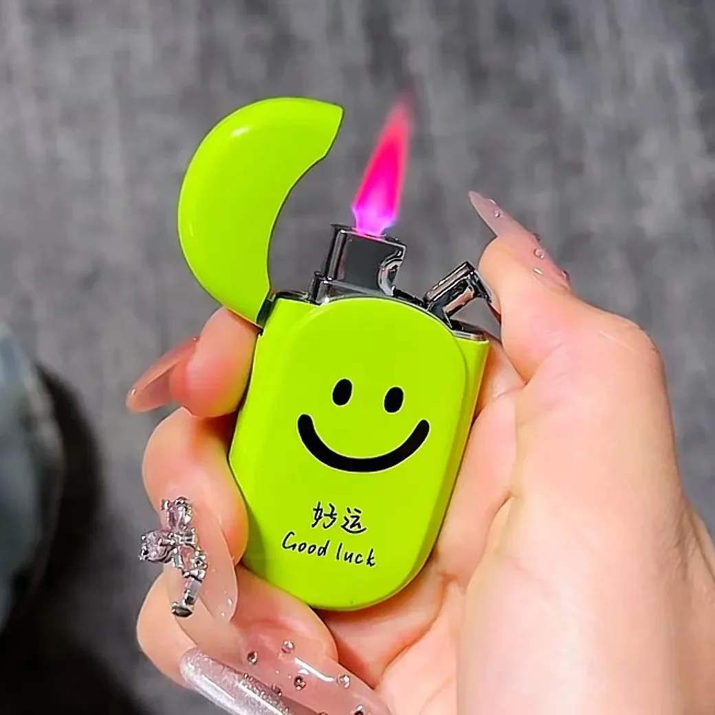 2025 Metal Smiley Face Lucky Lighter Windproof Jet Red Flame inflatable lighter cigarette accessories smoking gift
2025 Metal Smiley Face Lucky Lighter Windproof Jet Red Flame inflatable lighter cigarette accessories smoking gift
