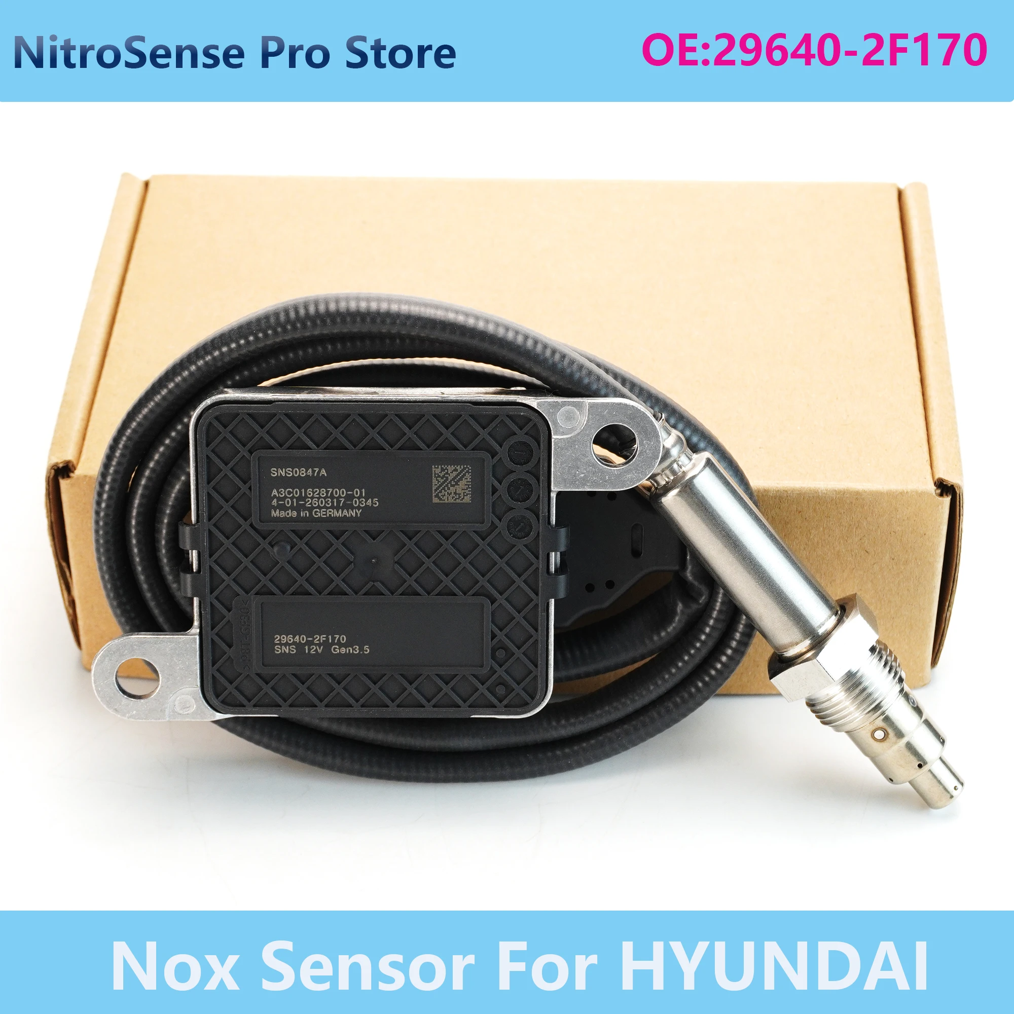 29640-2F170 296402F170 Original New Nitrogen Oxide NOx Sensor For Hyundai SantaFe 2018-20 Kia Sorento 18-20 29640 2F170
29640-2F170 296402F170 Original New Nitrogen Oxide NOx Sensor For Hyundai SantaFe 2018-20 Kia Sorento 18-20 29640 2F170
