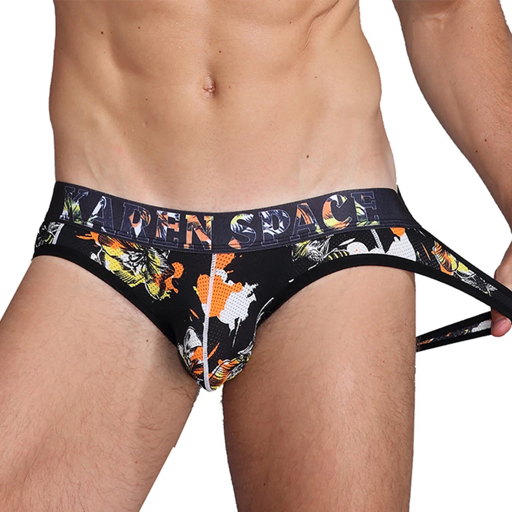 Men's Sexy Thongs G-String Floral Printed Underwear Sexy Pouch Briefs Open Butt Thong Lingerie Underpants Panties Jockstrap
Men's Sexy Thongs G-String Floral Printed Underwear Sexy Pouch Briefs Open Butt Thong Lingerie Underpants Panties Jockstrap