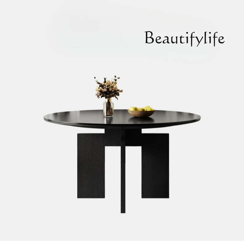 French retro round table cream wind apartment rock slab dining table wabi sandy wind designer solid wood round dining table
French retro round table cream wind apartment rock slab dining table wabi sandy wind designer solid wood round dining table
