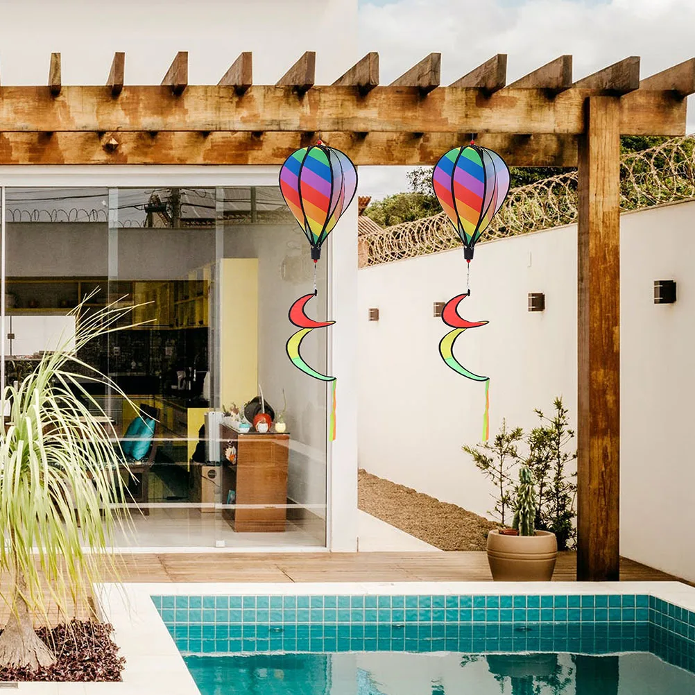 3Pcs Windmill String Decorations Hot Air Balloon Spiral Hanging Outdoor Yard Garden Decor Colorful Pendants Visual Effect
3Pcs Windmill String Decorations Hot Air Balloon Spiral Hanging Outdoor Yard Garden Decor Colorful Pendants Visual Effect