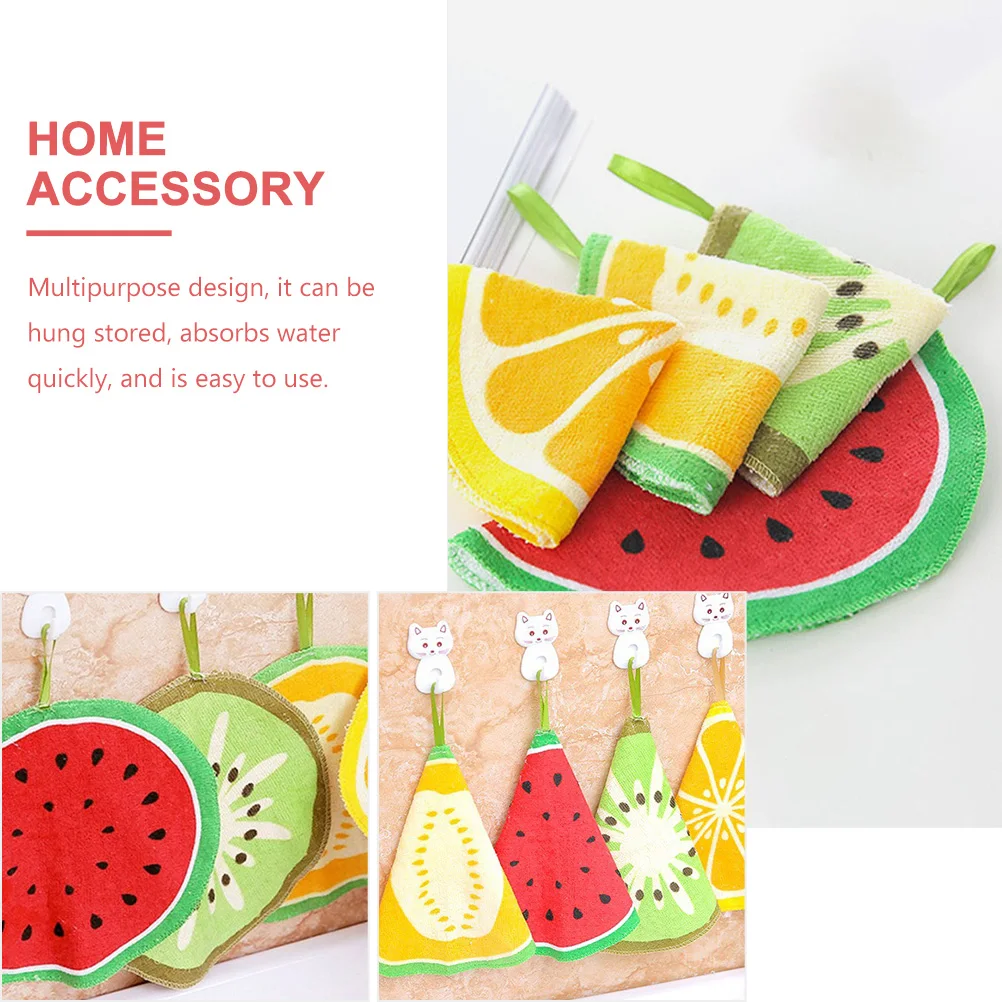 4 Pcs H Towels Kitchen Absorbent Cloth Cartoon Fruit Print Reusable Cleaning Bath Household Microfiber Accessories
4 Pcs H Towels Kitchen Absorbent Cloth Cartoon Fruit Print Reusable Cleaning Bath Household Microfiber Accessories