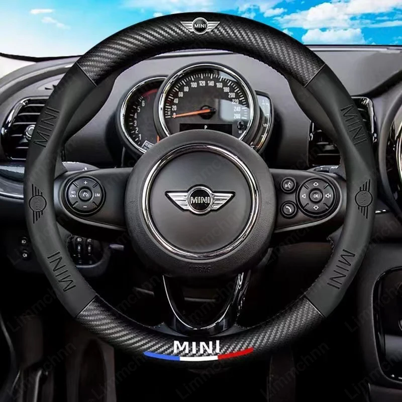 3D Embossing Car Anti-slip Leather Steering Wheel Cover For Mini Cooper Countryman R55 R56 R60 F54 JCW F55 F54 F56 F57 F60 R53
3D Embossing Car Anti-slip Leather Steering Wheel Cover For Mini Cooper Countryman R55 R56 R60 F54 JCW F55 F54 F56 F57 F60 R53