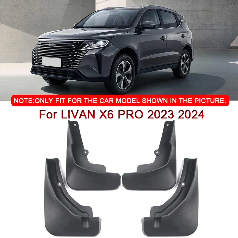 4pcs For LIVAN X6 PRO 2023 2024 Car Styling ABS Car Mud Flaps Splash Guard Mudguards MudFlaps Front Rear Fender Auto Accessories
4pcs For LIVAN X6 PRO 2023 2024 Car Styling ABS Car Mud Flaps Splash Guard Mudguards MudFlaps Front Rear Fender Auto Accessories