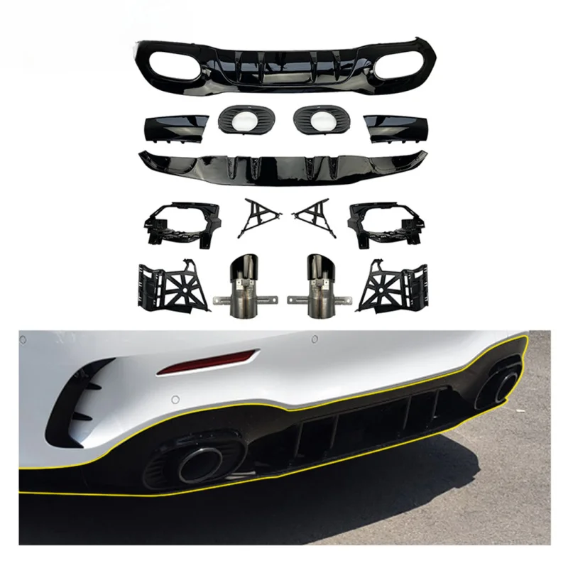 Подходит для AMP-Z, горячая распродажа от производителя, задний спойлер диффузора для Benz A-Class A35 A45 W177 2018+
Подходит для AMP-Z, горячая распродажа от производителя, задний спойлер диффузора для Benz A-Class A35 A45 W177 2018+