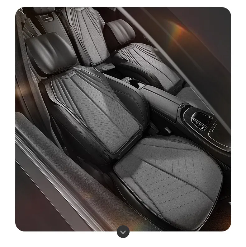 Luxury Car Seats Protection Universal Car Seat Cover All Season Breathable High Quality Perforated Latex Suede SUV Seat Covers
Luxury Car Seats Protection Universal Car Seat Cover All Season Breathable High Quality Perforated Latex Suede SUV Seat Covers