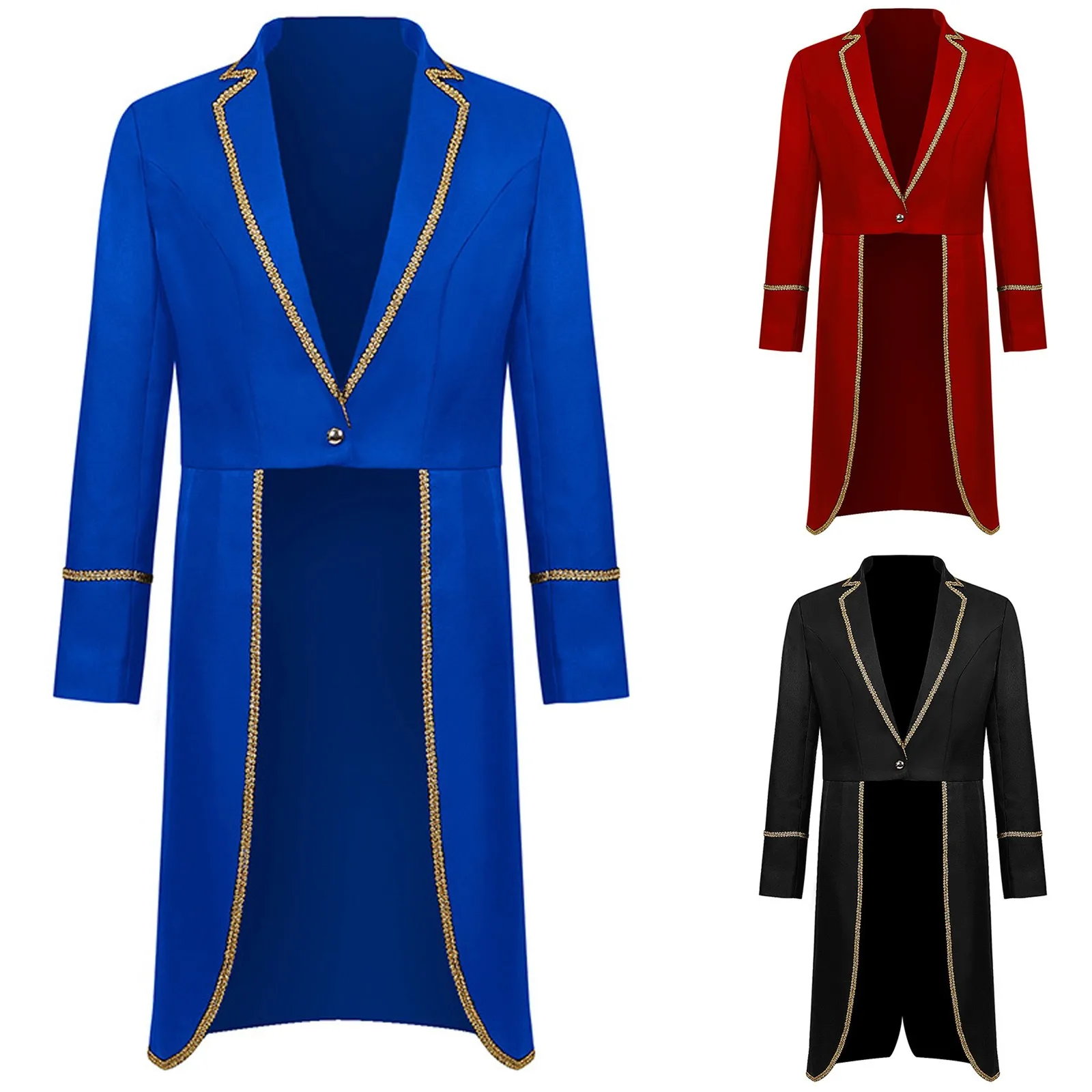 Men's Vintage Tailcoat Jacket Turndown Collar Gothic Punk Coat Halloween Costume Coat Shawl Lapel Tuxedo Jacket
Men's Vintage Tailcoat Jacket Turndown Collar Gothic Punk Coat Halloween Costume Coat Shawl Lapel Tuxedo Jacket