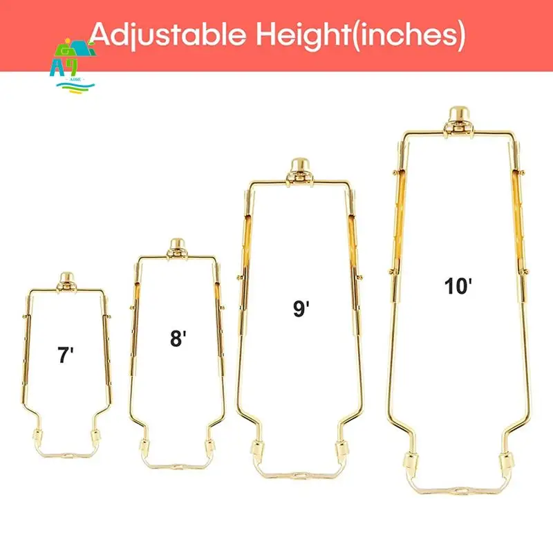 A09E-2PCS Lamp Shade Harp Holder 7Inch E14,E26,E27 Light Base Adapter Gold Horn Frame Lampshade Bracket
A09E-2PCS Lamp Shade Harp Holder 7Inch E14,E26,E27 Light Base Adapter Gold Horn Frame Lampshade Bracket