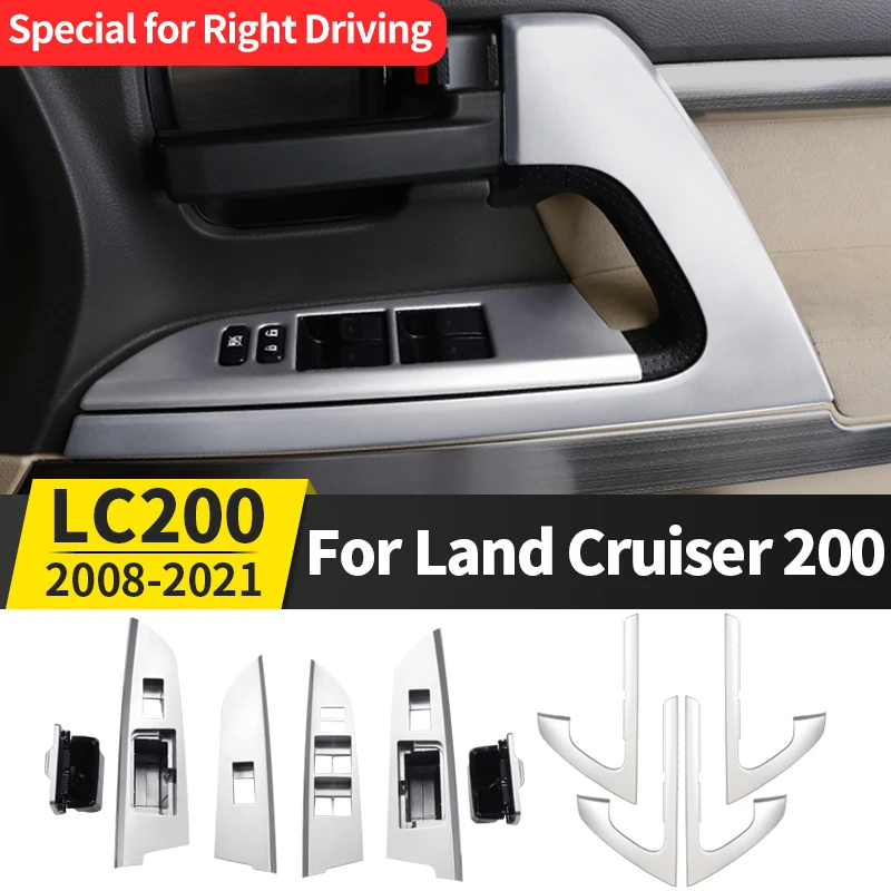 For Right Driving Toyota Land Cruiser 200 LC200 2008-2021 2020 RHD Door Handle Panel Window Button Interior Upgrade Accessories
For Right Driving Toyota Land Cruiser 200 LC200 2008-2021 2020 RHD Door Handle Panel Window Button Interior Upgrade Accessories
