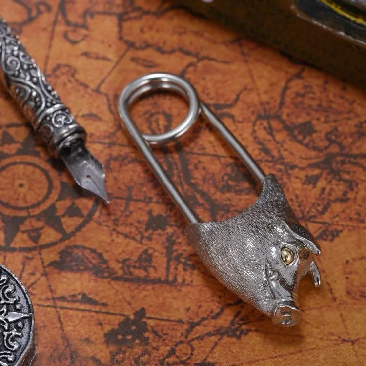 Personality Punk Pig's Head Brooch Pin Unisex Metal Animal Brooches Party Jewelry Accessories Gifts
Personality Punk Pig's Head Brooch Pin Unisex Metal Animal Brooches Party Jewelry Accessories Gifts