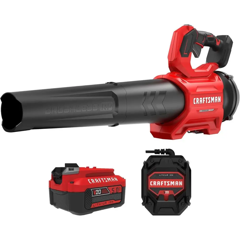 Lea Blower Cordlwith Battery and V20 RP, Up to 110 MPH Power, Handheld Electric Lea Blower, BrushlMotor, Lightweight, 5.0Ah (CMC
Lea Blower Cordlwith Battery and V20 RP, Up to 110 MPH Power, Handheld Electric Lea Blower, BrushlMotor, Lightweight, 5.0Ah (CMC