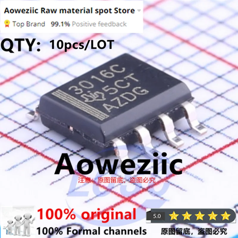 Aoweziic 100% New Imported Original TL3016CDR 3016C SOP-8 Linear Comparator Chip
Aoweziic 100% New Imported Original TL3016CDR 3016C SOP-8 Linear Comparator Chip