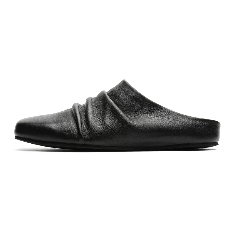 Spring and Autumn Square-toed Pleated Leather Slippers, Loafers, A Fashionable and Casual Half-slipper for Both Men and Women
Spring and Autumn Square-toed Pleated Leather Slippers, Loafers, A Fashionable and Casual Half-slipper for Both Men and Women