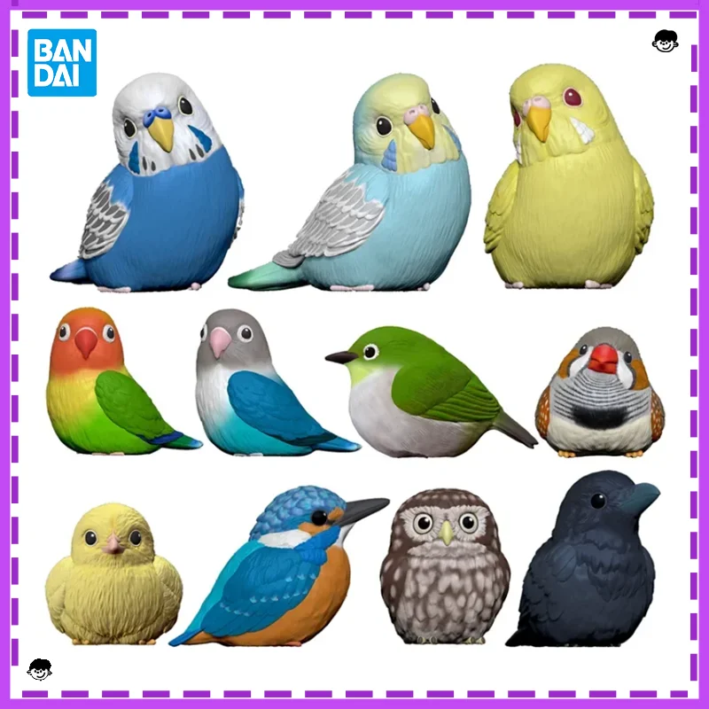 Bandai Original Gashapon Duck Parrot Crow Sparrow Kingfisher Owl Shoebill Mini Bird Model Animal Action Figure Decorations Toy
Bandai Original Gashapon Duck Parrot Crow Sparrow Kingfisher Owl Shoebill Mini Bird Model Animal Action Figure Decorations Toy