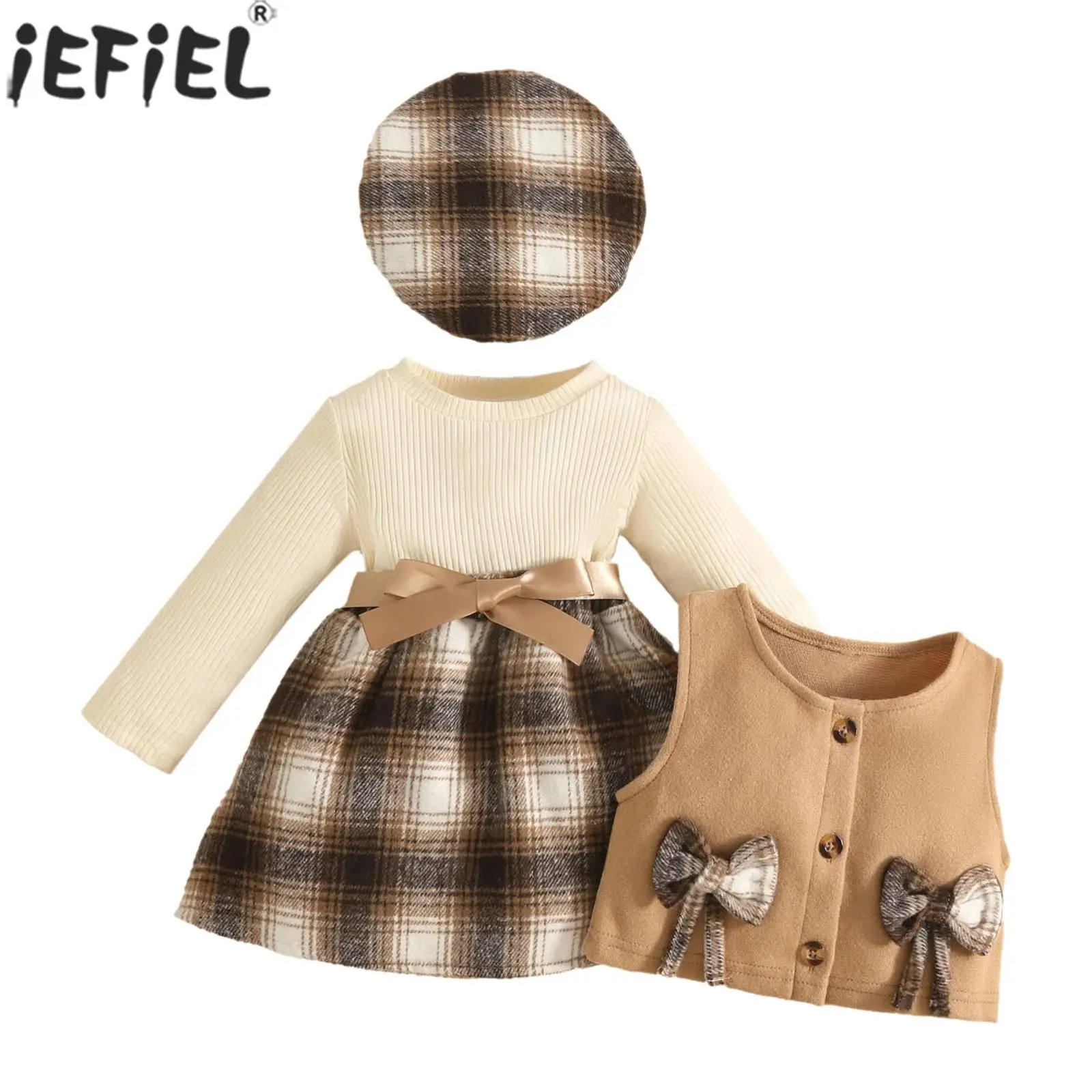 Toddler Girls Sweet Cute Outfit Long Sleeve Tops Dress Christmas Birthday Wedding Party Photography Costume for Spring Autumn
Toddler Girls Sweet Cute Outfit Long Sleeve Tops Dress Christmas Birthday Wedding Party Photography Costume for Spring Autumn