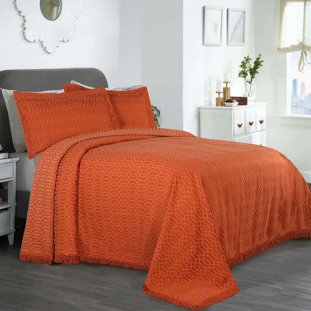 Remi Cotton Blend 3 Piece Bedspread Set, Home Bed Decor, Oversized Bedspread, 2 Pillow Shams, Medium Weight Blanket, Geometric r
Remi Cotton Blend 3 Piece Bedspread Set, Home Bed Decor, Oversized Bedspread, 2 Pillow Shams, Medium Weight Blanket, Geometric r