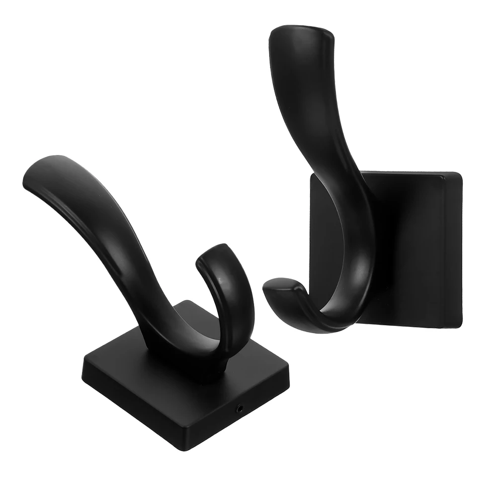 2pcs Black Wardrobe Hooks Aluminum Alloy Compact Door Hanger Wall Mounted Clothes Organizer Storage Rack
2pcs Black Wardrobe Hooks Aluminum Alloy Compact Door Hanger Wall Mounted Clothes Organizer Storage Rack