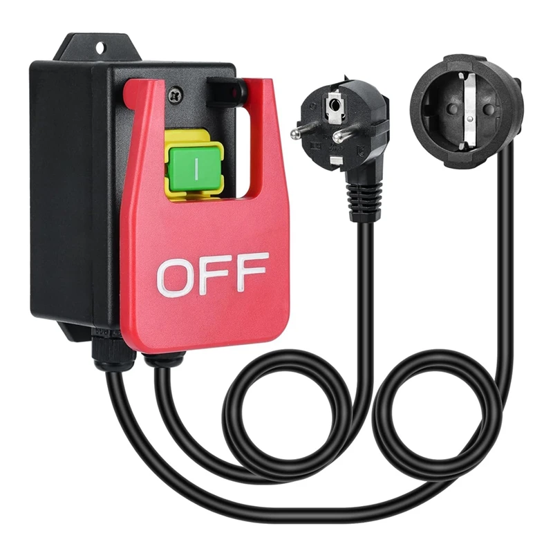 220V Single Phase On/Off Switch, Safety-Switch With Large Stop Shield Paddle For Quick Emergency Stops EU Plug
220V Single Phase On/Off Switch, Safety-Switch With Large Stop Shield Paddle For Quick Emergency Stops EU Plug