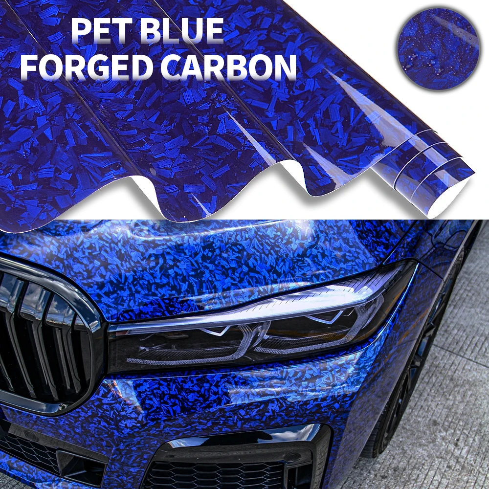 PET Covering Voiture Carrosserie High Glossy Blue Forged Carbon Fiber warp car Vinyl Wrap Film Adhesive Motorcycle Scooter Car
PET Covering Voiture Carrosserie High Glossy Blue Forged Carbon Fiber warp car Vinyl Wrap Film Adhesive Motorcycle Scooter Car