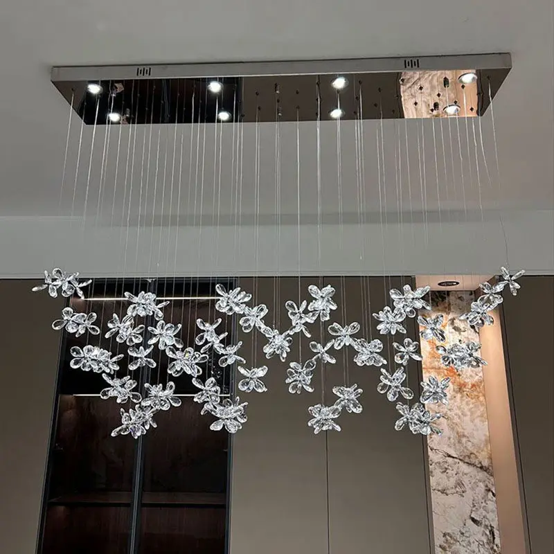 Modern luxury creative crystal chandelier used in restaurants bars and living rooms ceiling lamp Indoor lighting suspend fixture
Modern luxury creative crystal chandelier used in restaurants bars and living rooms ceiling lamp Indoor lighting suspend fixture