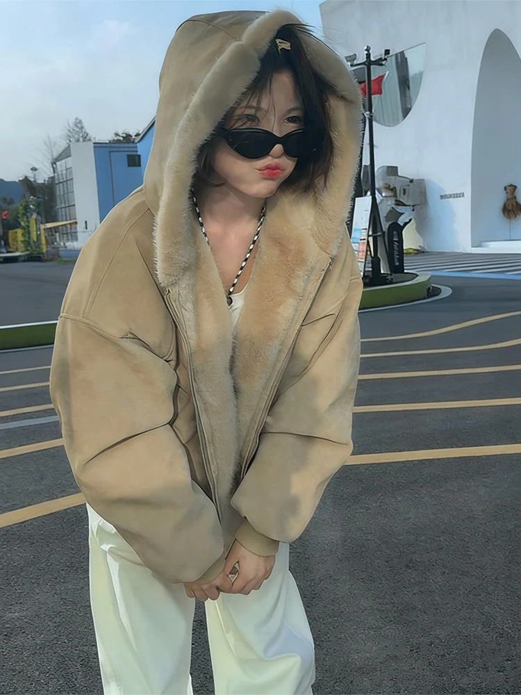 American Sle PU Leather Jaet Cotton Coat Men Women Winter Thiened Fce ort Collar Couple Cotton Padded Coat
American Sle PU Leather Jaet Cotton Coat Men Women Winter Thiened Fce ort Collar Couple Cotton Padded Coat