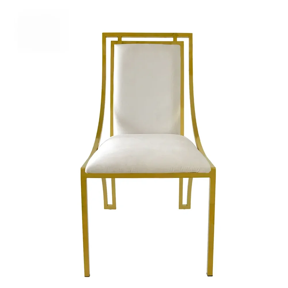 Factory wholesale product luxury gold stainless steel chair used for weddings
Factory wholesale product luxury gold stainless steel chair used for weddings