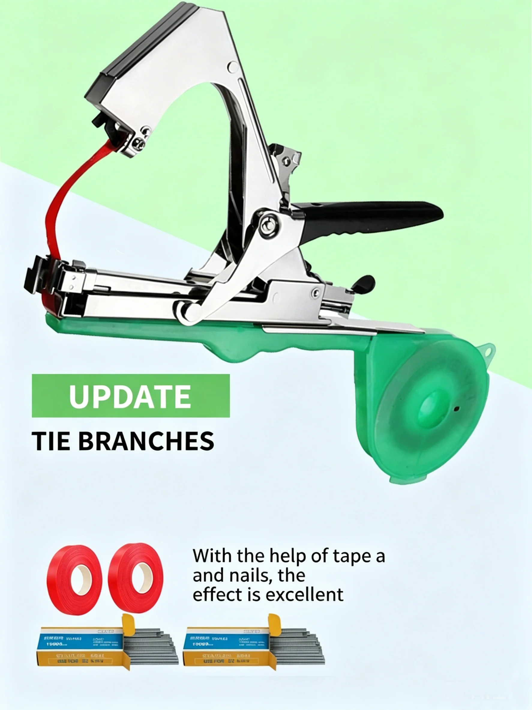 Garden Tying Machine Plant Tapetool Tapener Set for Vegetable Flower Garden Hand Tying Binding Machine Minced Vegetable Tapetool
Garden Tying Machine Plant Tapetool Tapener Set for Vegetable Flower Garden Hand Tying Binding Machine Minced Vegetable Tapetool