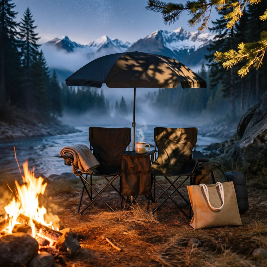 Double Folding Camping Chair Sun Shade Double Chair with Cooler Bag Foldable Collapsible for Fishing
Double Folding Camping Chair Sun Shade Double Chair with Cooler Bag Foldable Collapsible for Fishing