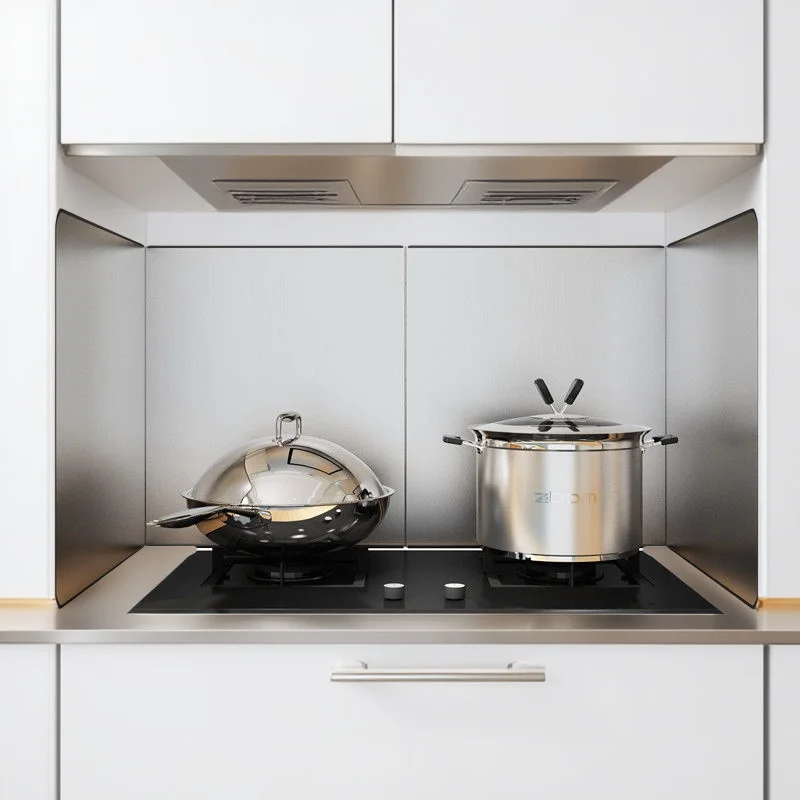 Kitchen Anti Oil Splatter Shield Guard Anti-Splash Block 2-Sided Stainless Steel Splatter Heat Insulation Oil Gas Stove Baffle
Kitchen Anti Oil Splatter Shield Guard Anti-Splash Block 2-Sided Stainless Steel Splatter Heat Insulation Oil Gas Stove Baffle