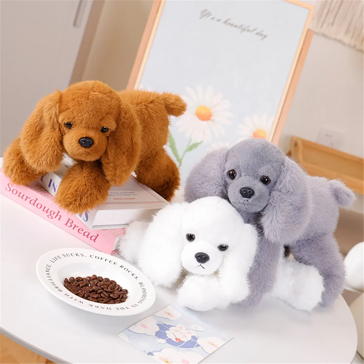 30cm Creative Realistic Dog Lucky Simulation Dog Poodle Plush Toys Handmade Realistic Figure Toy Plush Stuffed Animals
30cm Creative Realistic Dog Lucky Simulation Dog Poodle Plush Toys Handmade Realistic Figure Toy Plush Stuffed Animals