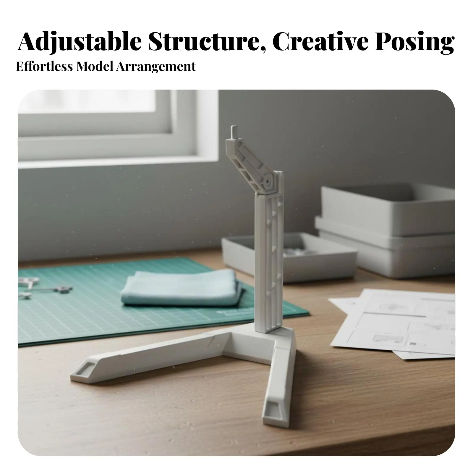 Super Deformed Model Stand Sturdy Construction 1/144 Scale Model Base Action Figure Display Stand Versatile Compatibility
Super Deformed Model Stand Sturdy Construction 1/144 Scale Model Base Action Figure Display Stand Versatile Compatibility